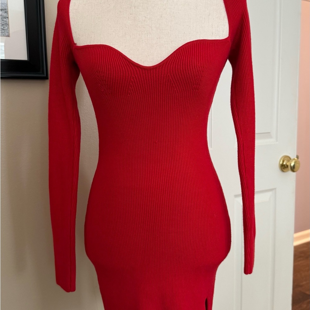 Goodnight Macaroon Red Sweetheart Neckline Cocktail Dress
